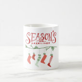 Mug Bonnes Fêtes et objets de Noël (Centre)