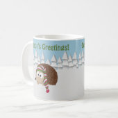 Mug Bonnes Fêtes Hérisson (Devant gauche)