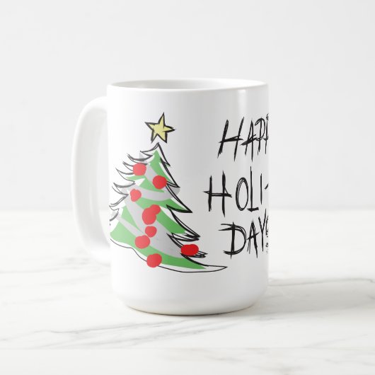 Mug Bonnes fêtes lil'DudE (Devant gauche)