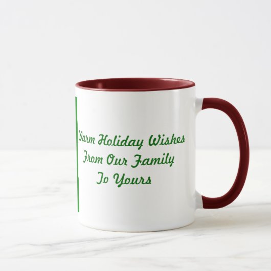 Mug Bonnes fêtes ours de Noël (Droite)