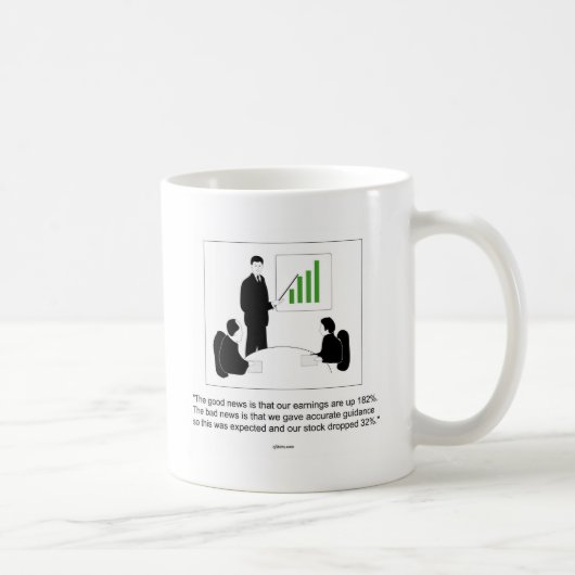 Mug Bonnes nouvelles. Mauvaises nouvelles (Droite)