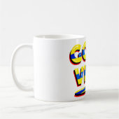Mug Bonnes vibes, inspiration, texte (Gauche)