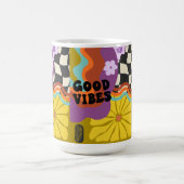 Mug Bonnes Vibrations - Jours Rétro (Centre)