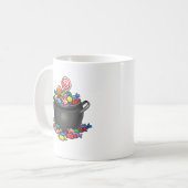 Mug Bonnet de bonbon ou de traitement Cauldron (Devant gauche)