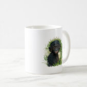 Mug Bonobo Baby dans l'herbe (Devant droit)