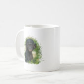 Mug Bonobo Baby dans l'herbe (Devant gauche)