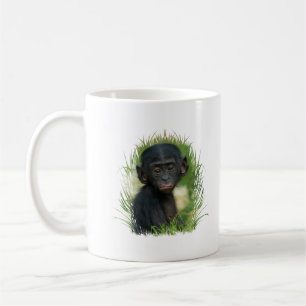 Mug Bonobo Baby dans l'herbe