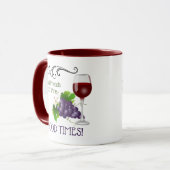 Mug Bons amis, bon vin (Devant gauche)