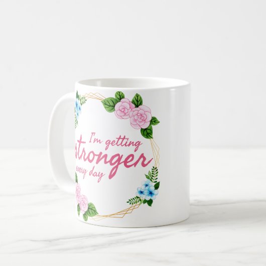 Mug bons positifs citations pour le travail (Devant gauche)