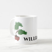 Mug Bonsai japonais personnalisé (Devant gauche)
