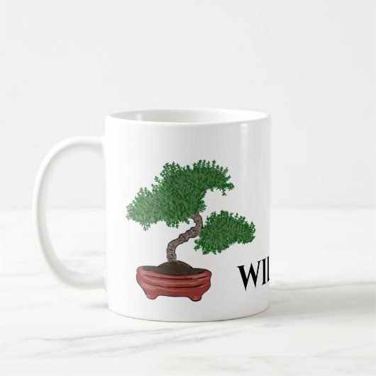Mug Bonsai japonais personnalisé (Gauche)