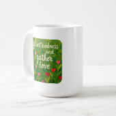 Mug Bonté plante et rassemblez l'amour BE KIND jardina (Devant gauche)