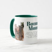 Mug Bonus Maman Typographie Customisée (Devant gauche)