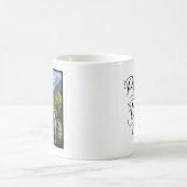 Mug Bonus Mom Promoted Elegant Cursive Custom 1 Photo (Centre)