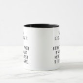 Mug Bonus Papa Fête des pères pas cadeau, Stepdad Anni (Centre)
