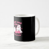 Mug Boo Boo Crew Nurse Funny Halloween Ghost Nurse Gir (Devant droit)