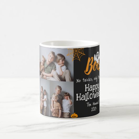 Mug Boo citrouille jack-o-lanterne Halloween Collage p (Centre)