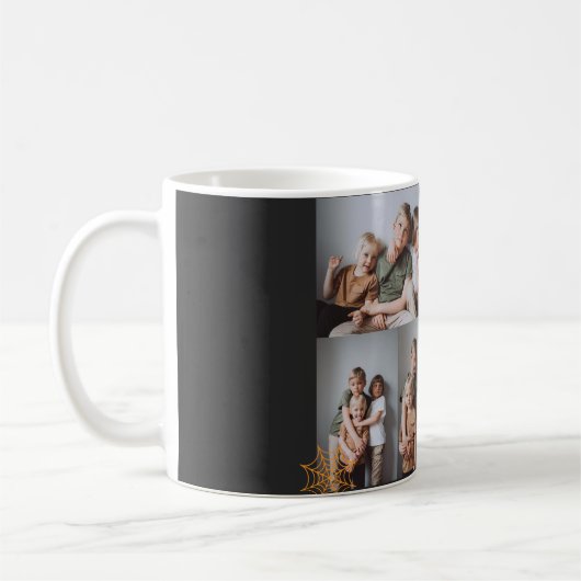 Mug Boo citrouille jack-o-lanterne Halloween Collage p (Gauche)