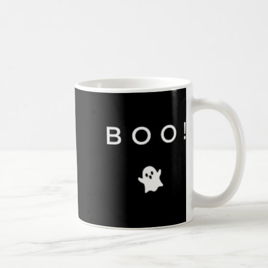Mug Boo ! Fun Halloween Ghost Subtle Minimal Automne T (Droite)