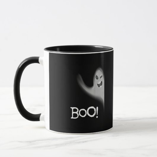 Mug Boo Funny Cacher Peekabo Scandale Halloween (Gauche)