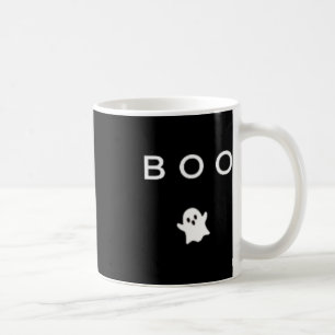 Mug BOO Ghost Halloween Subtle Minimal Automne Fun Tri