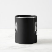 Mug Boo ! Halloween effrayant cachant Funny Peekaboo (Centre)