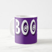 Mug Boo ! Halloween fantôme violet (Devant gauche)
