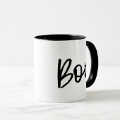 Mug Boo Halloween stylé simple (Devant droit)