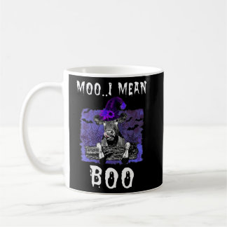 Mug Boo Heifer Moo Je Veux Dire Halloween Witch Spider