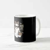 Mug Boo Jee Cute Ghost Halloween Design Léopard_1 (Devant droit)