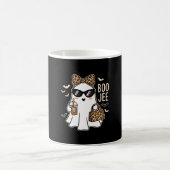 Mug Boo Jee Cute Ghost Halloween Design Léopard_1 (Centre)