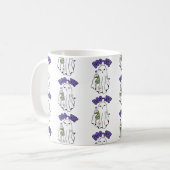 Mug Boo-Jee Cute halloween Ghost avec café glacé (Devant gauche)
