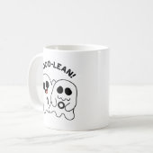 Mug Boo-lean Funny Computer Ghost Boolean Pun (Devant gauche)