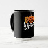 Mug Boo Squad - Drôle Citrouille Spider Halloween (Devant gauche)
