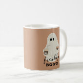 Mug Boo'd | Halloween Cute Ghost Lots Brown (Devant droit)
