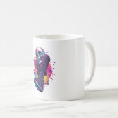 Mug Boogie Bones - Drôle les années 70 Disco Skull (Devant droit)