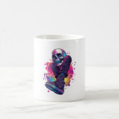 Mug Boogie Bones - Drôle les années 70 Disco Skull (Centre)