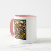 Mug Book and Cat Lovers Faux Stain Glass (Devant gauche)