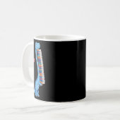 Mug Book Carrying Dinosaur Reading Dino  (Devant gauche)