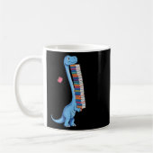 Mug Book Carrying Dinosaur Reading Dino  (Gauche)