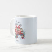 Mug Book Club Noël personnalisé (Devant gauche)