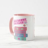 Mug Book Coquette - I Love Books & Cats - Bookish  (Devant gauche)
