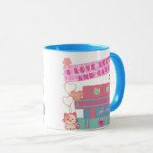 Mug Book Coquette - I Love Books & Cats - Bookish  (Devant droit)