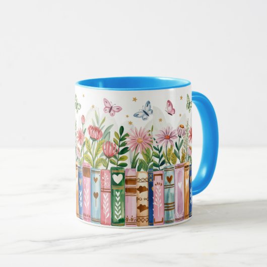 Mug Book Lover Personalized Wrap (Devant droit)