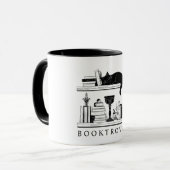 Mug Book Lover's Booktrovert Funny Saying (Devant gauche)