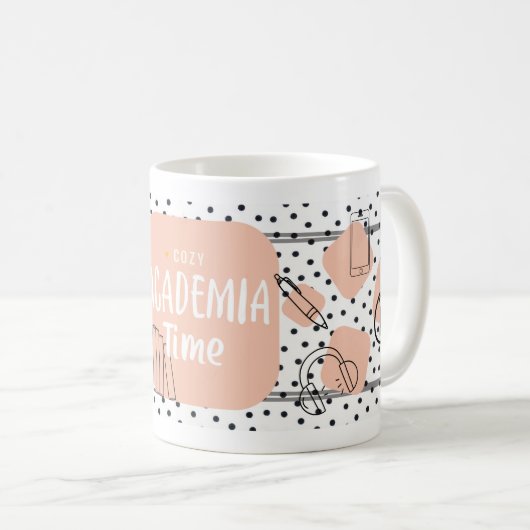 Mug book lovers mug/acadamia/school/cozy (Devant droit)