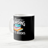 Mug Book Reader Humour Funny Bookworm Plaisanterie (Devant gauche)