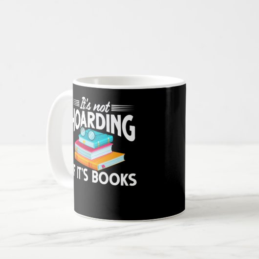 Mug Book Reader Humour Funny Bookworm Plaisanterie (Devant gauche)