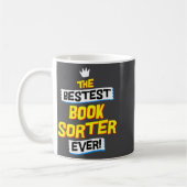 Mug Book Sorter, Funny Job Occupation (Gauche)