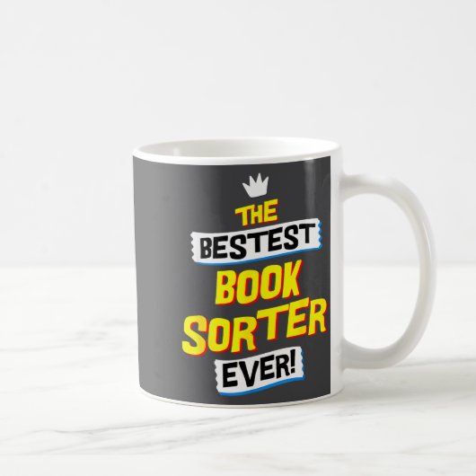 Mug Book Sorter, Funny Job Occupation (Droite)